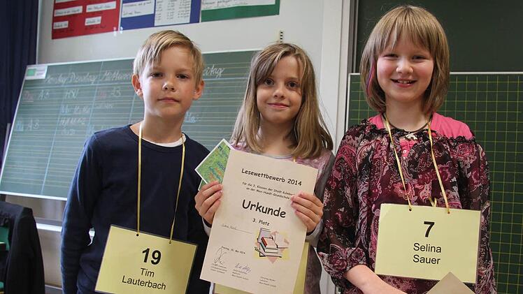 Tim Lauerbach, Lara Kiesl und Selina Sauer.