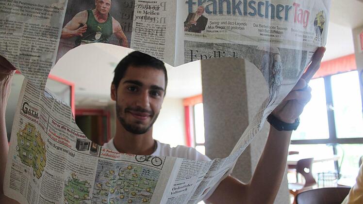 Omar Farouq möchte Aussicht auf Zukunft. Der Fränkische Tag hat ihn besucht.  Foto: Markus Häggberg