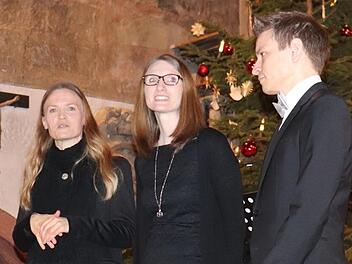 Eva-Maria Maaß, Jacqueline Karbach und Hans-Peter Solowan (v. l.)