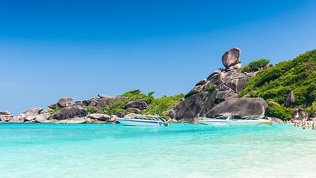 Beach of Similan Islands at Phang Nga in Thailand