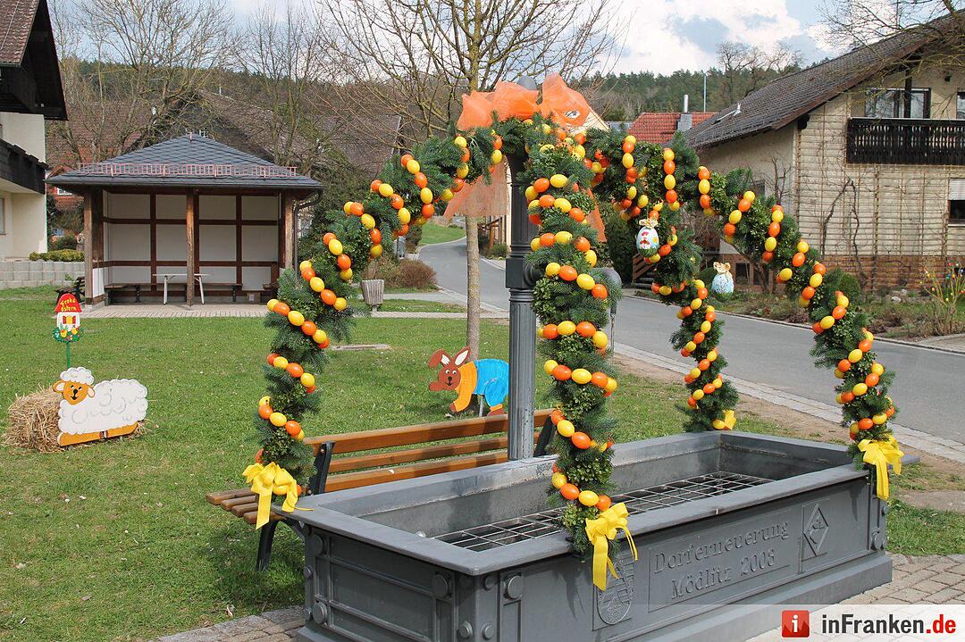 Franken: Die schönsten Osterbrunnen 2017