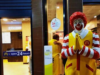 McDonald's verkauft Burger aus dem Ausland