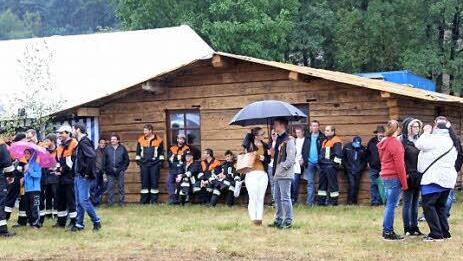 Da steht sie, die Almh&uuml;tte.