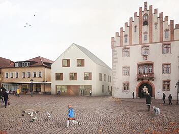 So soll das  Bürgerhaus   am Marktplatz aussehen.Foto: Raum3 Massari und Partner; SRAP