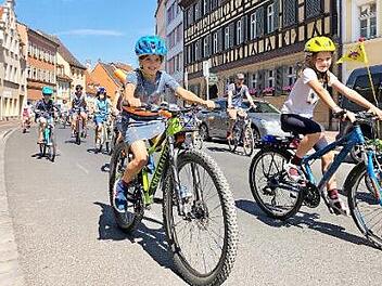 Kinder hatten am Samstag auf den Stra&szlig;en Vorfahrt. Foto: p