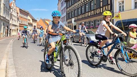 Kinder hatten am Samstag auf den Stra&szlig;en Vorfahrt. Foto: p