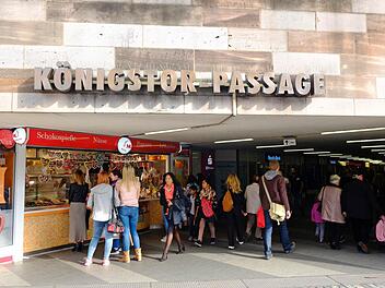 Die Königstorpassage in Nürnberg. Fotos: Nikolas Pelke