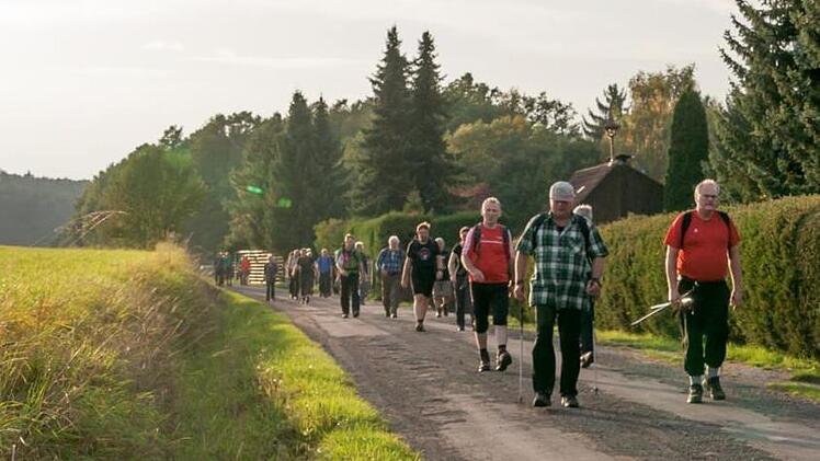 Auf der Strecke: Rund 45 Kilometer mussten die Wanderer in diesem Jahr zurück legen.  Udo Grieser