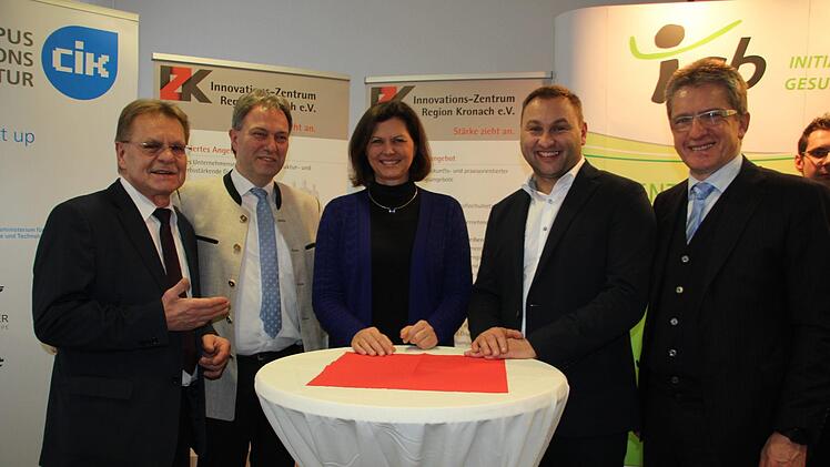 Aigner-Besuch in KronachVeronika Schadeck