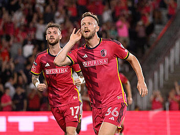 MLS, Fussball Herren, USA Leagues Cup-FC Dallas at St. Louis CITY SC Jul 27, 2024; St. Louis, Missouri, USA; St. Louis C