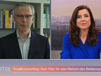 ZDF-Moderatorin Eva-Maria Lemke sprach im "Morgenmagazin" mit dem Wirtschaftsweisen Martin Werding.