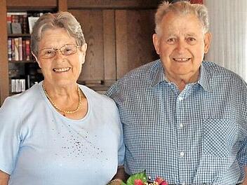 Marga und Arthur Oeser aus Junkersdorf an der Weisach  Foto: alc