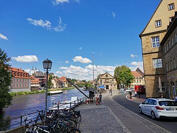 Innenstadt Bamberg: Am Kranen, Regnitz