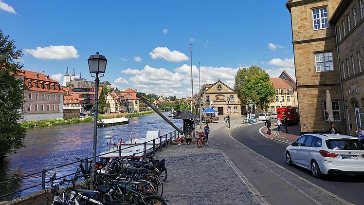 Innenstadt Bamberg: Am Kranen, Regnitz