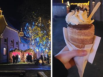 Weihnachtsmarkt auf Gut Wolfgangshof in Anwanden bei Zirndorf (Landkreis Fürth)