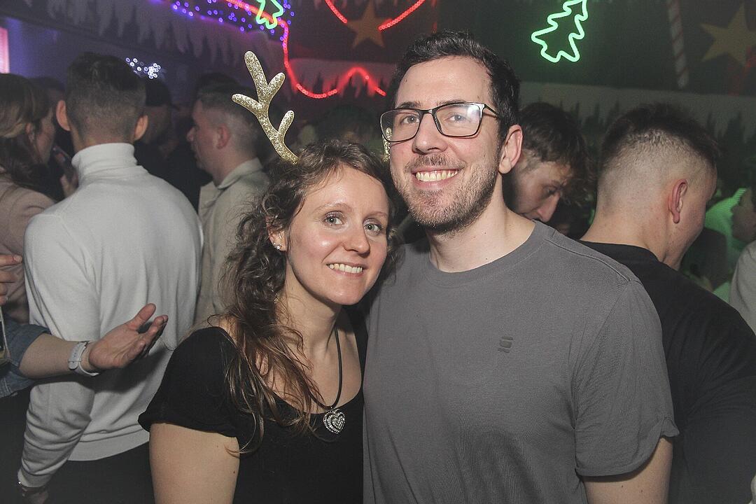 Partystimmung an Heiligabend
