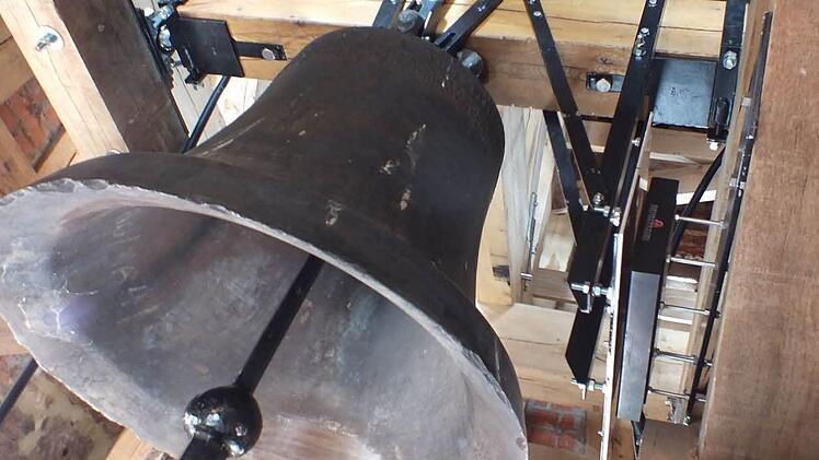 Blick in den Glockenturm. Foto: Manfred Welker