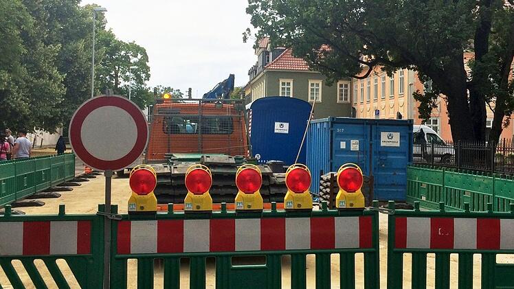 Bis Jahresende bleibt die untere Ketschengasse Baustelle. Ausnahme: Sambafestival!Christiane Lehmann