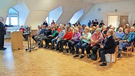 Johannes Kornhuber bei seinem Vortrag "Diagnose Demenz" in Ebermannstadt Foto: Wolfgang Mehrer