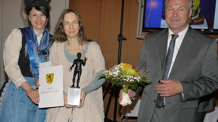 Beste Themenarbeit: Sandy Fukala. Foto: Berthold Köhler