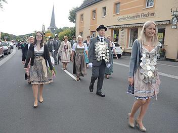 Die Majestäten von der privilegierten SG Ludwigsstadt K.- H. Hofmann