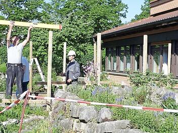 Die Siemens-Leute bei der Arbeit Fotos: Cordula Haderlein