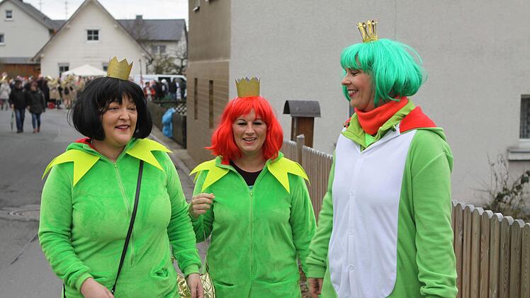 Faschingsumzug in Neukenroth. Foto: Michael Wunder