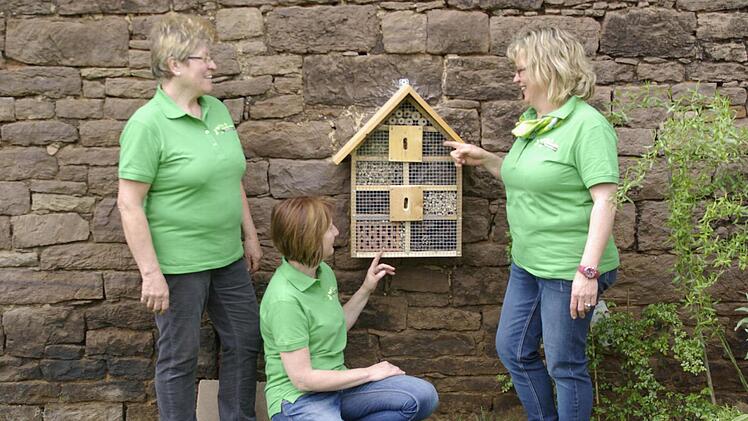 20 Insektenhotels hat der Obst- und Gartenbauverein insgesamt gebaut. Foto: Winfried Ehling
