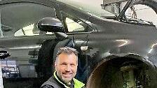 Im ortsansässigen Betrieb Auto-Egloffstein konnten die Schüler den Arbeitsplatz des Kfz-Mechatronikers erkunden.