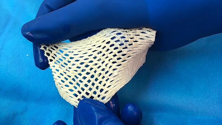 Fischhaut zur Behandlung von gro&szlig;en Wunden