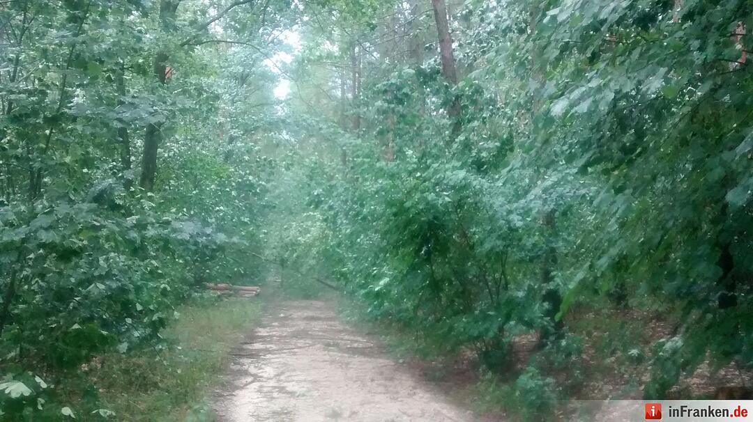 Gewitter in Franken am Mittwoch
