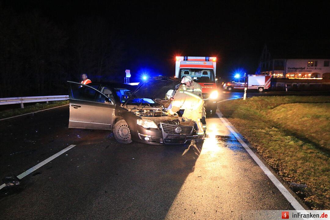 Unfall auf B26 bei Steinbach