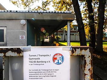 Die Turnhalle der Hugo-von-Trimbergschule in Bamberg ist derzeit gesperrt. Auch dier TSG Bamberg muss ausweichen. Foto: Matthias Hoch