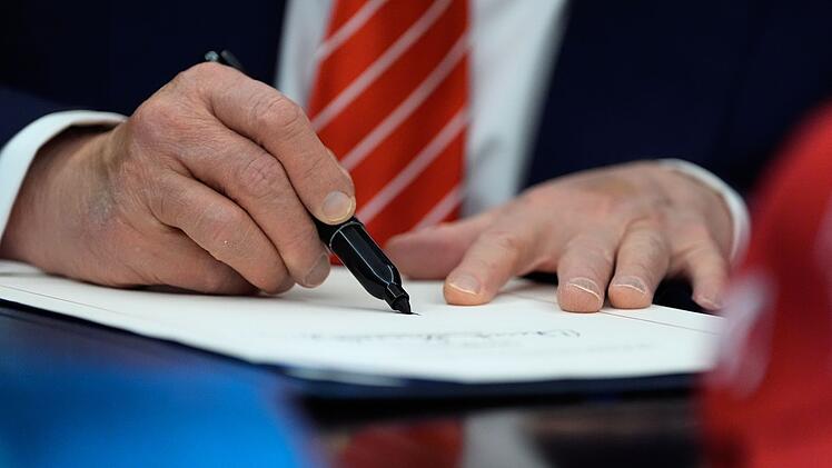 Ende des US-Shutdowns - Pr&auml;sident Trump