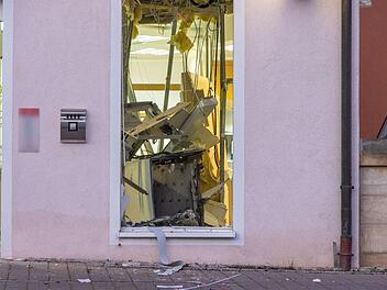 Geldautomat im Kreis Schweinfurt gesprengt