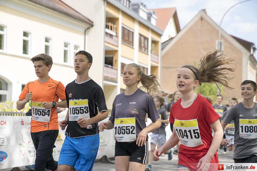 Weltkulturerbelauf 2017 in Bamberg: Der Stadtwerke Schüler-Lauf