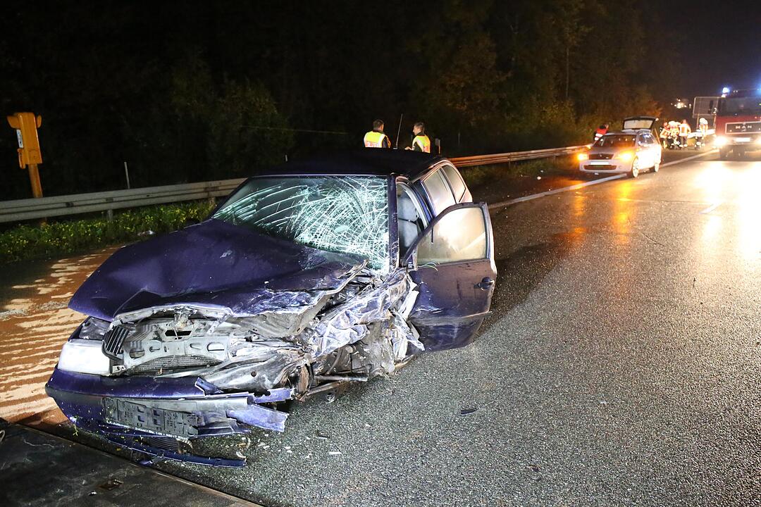 Kettenreaktion auf der A9: vier Menschen verletzt