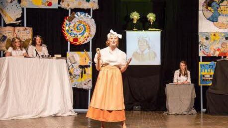 Stefanie Müller sagt als Witwe Bolte aus.