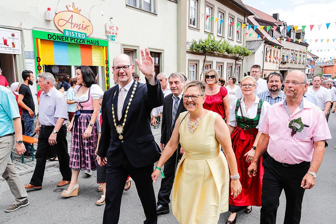 Weinfest-Eröffnung in Zeil am Main
