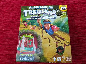Spiele-Test Rubinjagd im Treibsand: das Abenteuerspiel mit Kinetic Sand