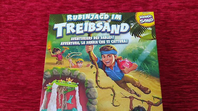 Spiele-Test Rubinjagd im Treibsand: das Abenteuerspiel mit Kinetic Sand