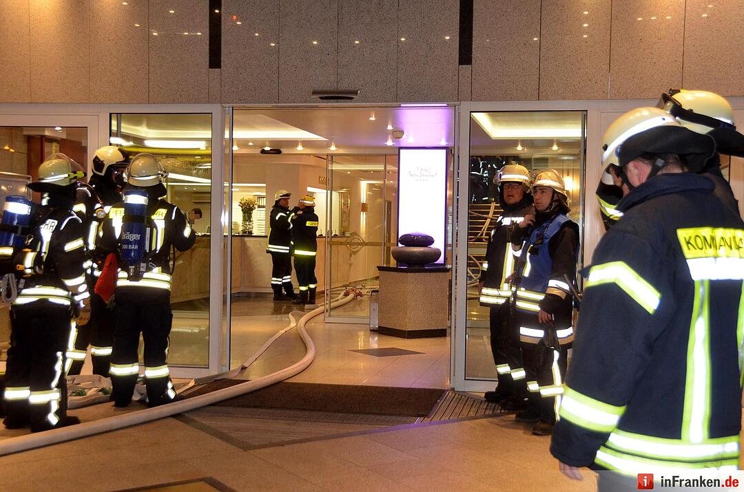 Hotelbrand in Bad Kissingen: 130 Gäste evakuiert