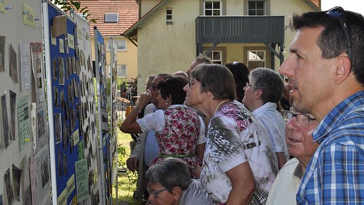 Zeitreise: Die kleine Ausstellung traf auf großes Interesse.