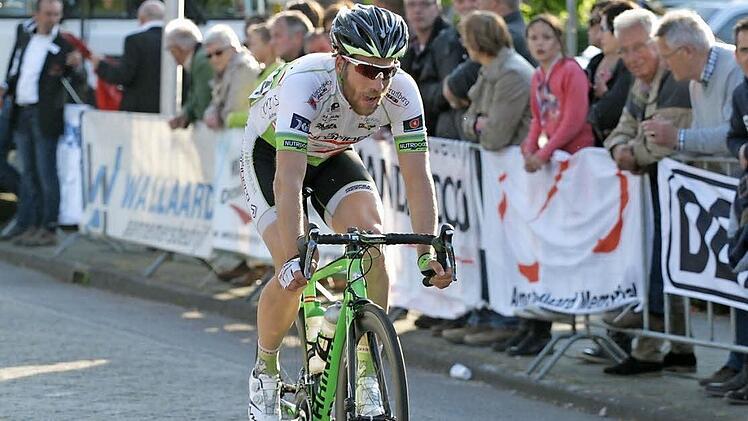 Grischa Janorschke musste beim dritten Rennen durch Kiew nach einem Sturz aufgeben.  Foto: privat