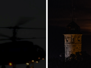 Bamberg: N&auml;chtlicher Hubschraubereinsatz bei Altenburg - Polizei erkl&auml;rt Hintergrund