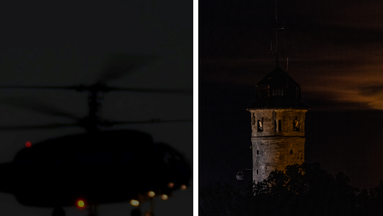 Bamberg: N&auml;chtlicher Hubschraubereinsatz bei Altenburg - Polizei erkl&auml;rt Hintergrund