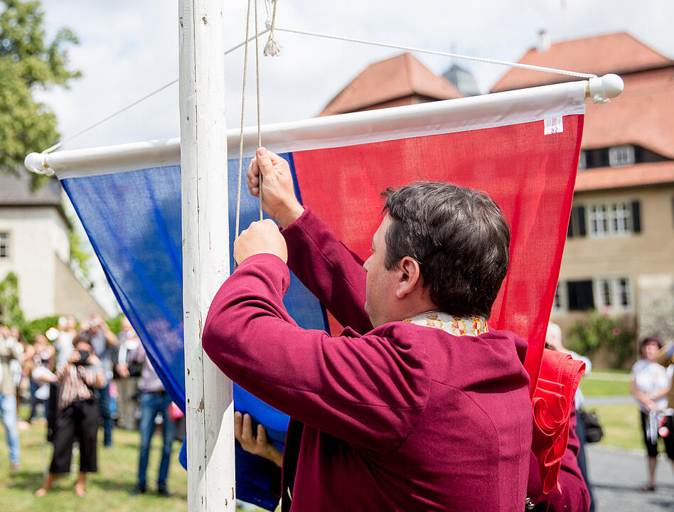 Heimf&uuml;hrung der Braut des F&uuml;rsten Castell-R&uuml;denhausen