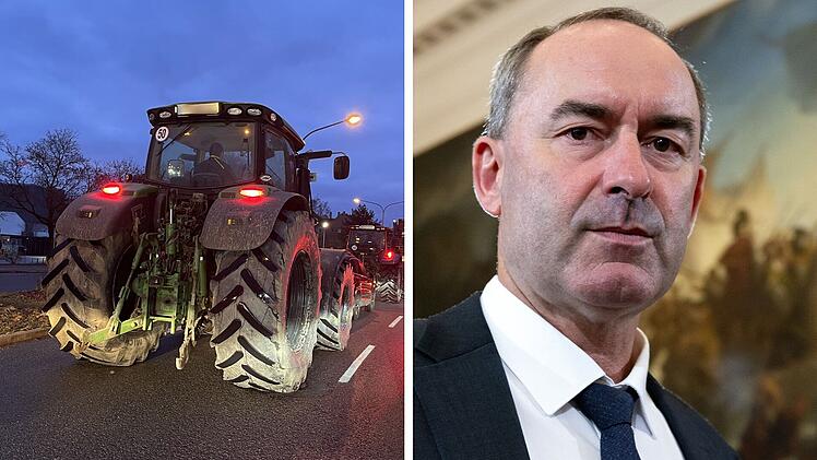 Landwirte in Hof demonstrieren gegen geplantes Aus für Agrardiesel