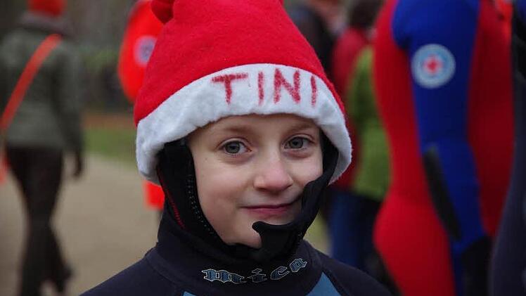 Tini Taillefer war mit zehn Jahren die jüngste Schwimmerin.