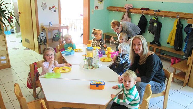 Der ertüchtigte Auraer Kindergarten St. Laurentius, dem die offizielle Betriebserlaubnis bevorsteht, will künftig mehr Betreuungsplätze bereitstellen.  Winfried Ehling